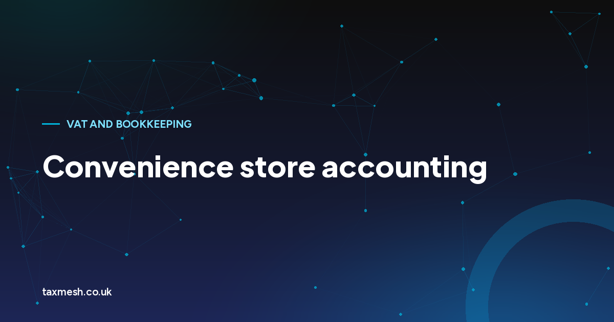 Illustration for the TaxMesh guide to convenience store accounting